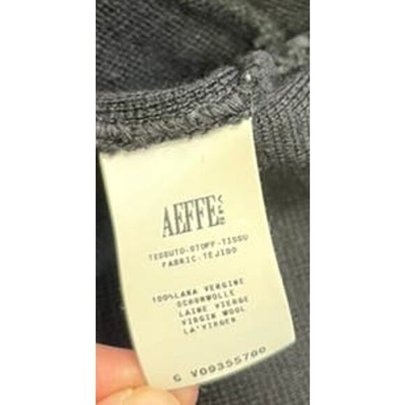 PHILOSOPHY DI ALBERTA FERRETTI Black 100% Virgin Wool Long Sleeves Jacket 10 - Picture 4 of 4